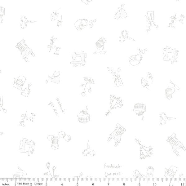 Lights ON! - Sew Time White on White