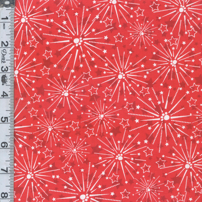Patriotic Pooch - Paws & Sparklers Red