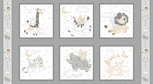 Moonlit Dreams Panel - Animal Blocks