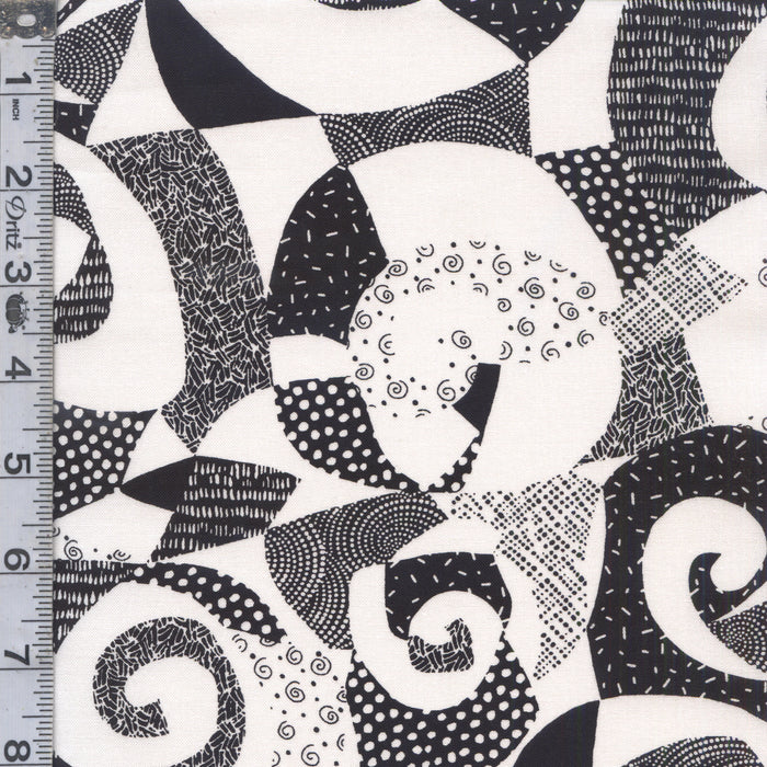 All or Nothing - Large Swirl Black & White