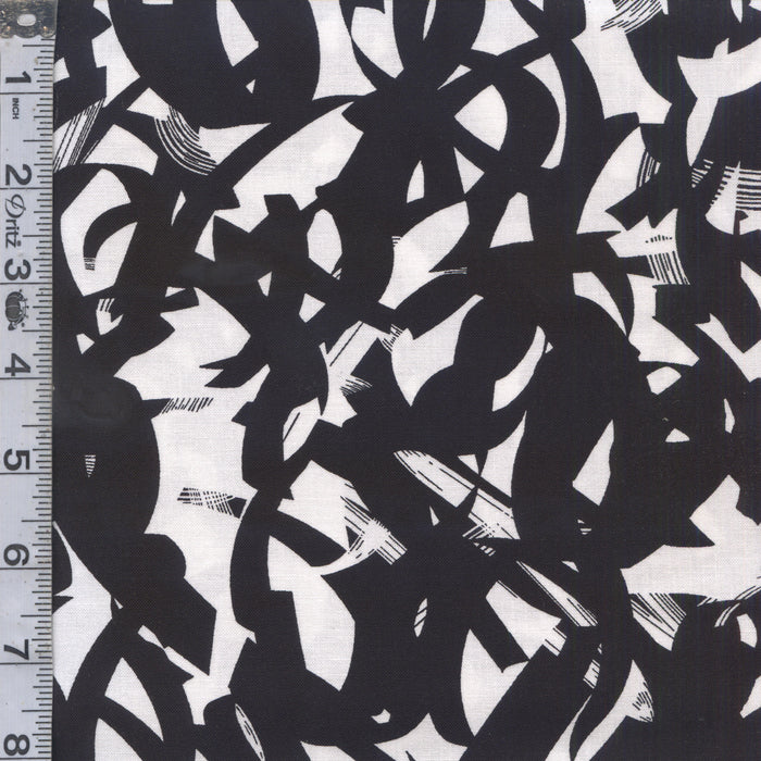 All or Nothing - Brushstrokes Black & White
