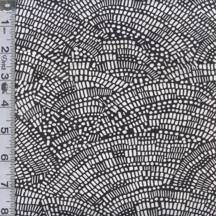 All or Nothing - Mosaic Fan Black/White
