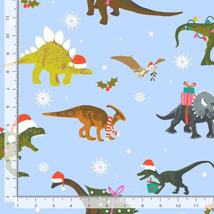 Santa-Saurus - Blue