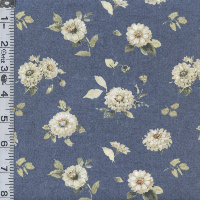 Green Fields - Medium Floral Blue