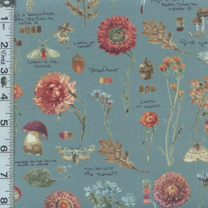 Season's Study - Large All Over Teal