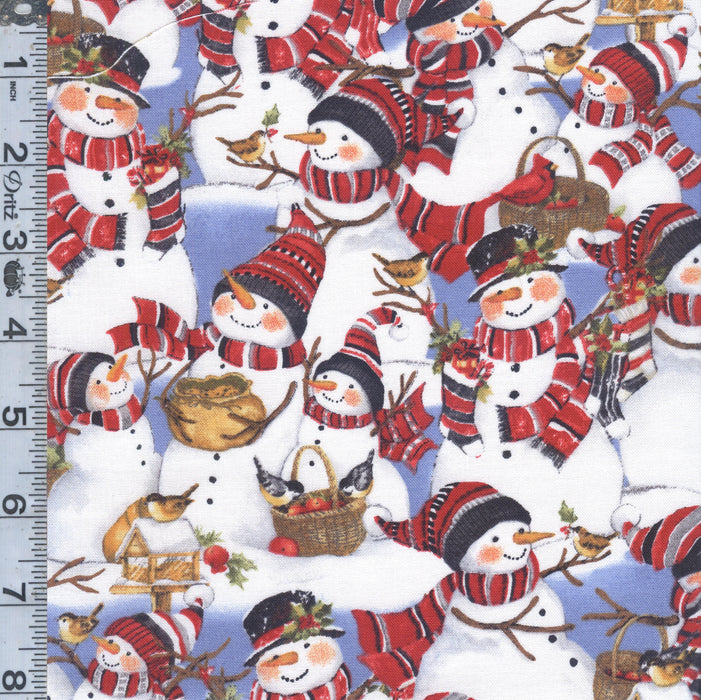 Frosty Frolic - Packed Snowmen Multi
