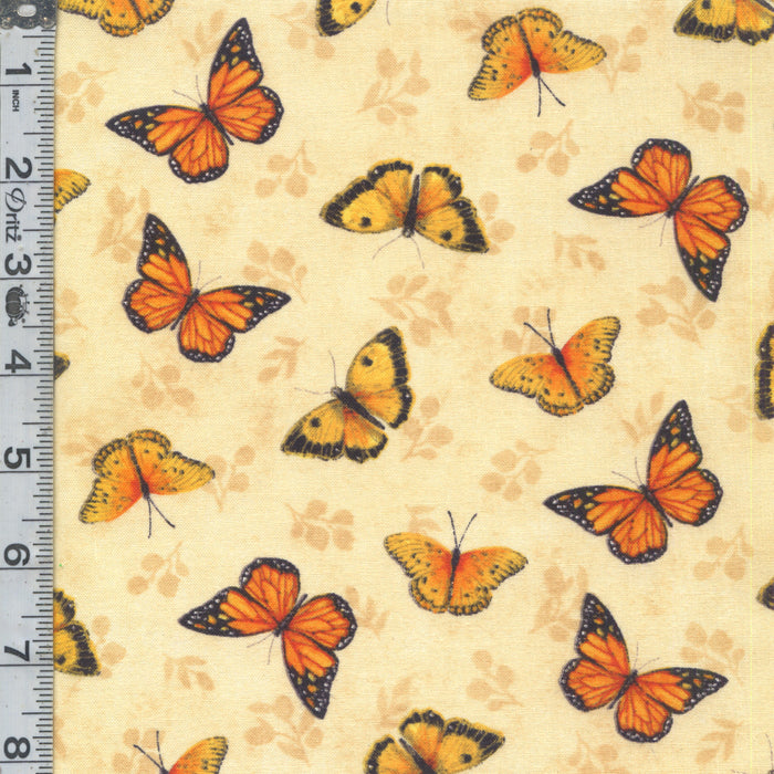 Sunflower Splendor - Butterfly Toss Cream