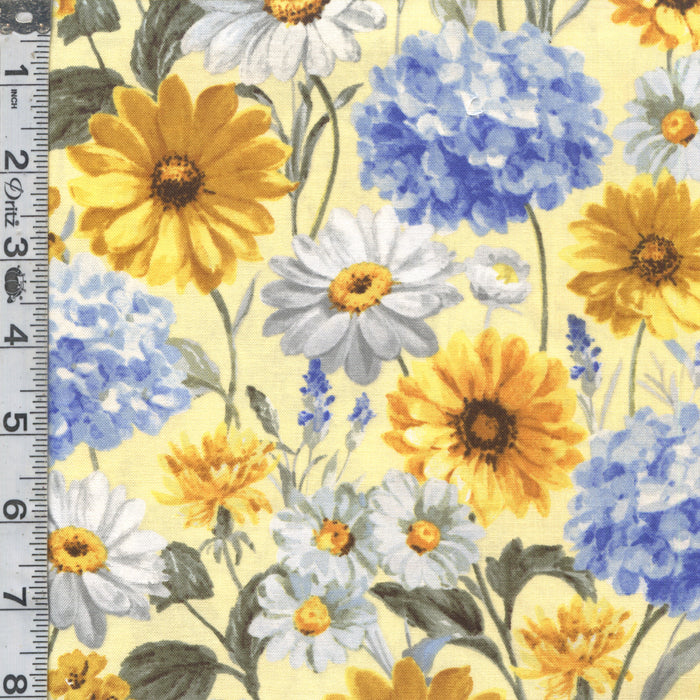 Bees & Blooms - Packed Flowers Yellow