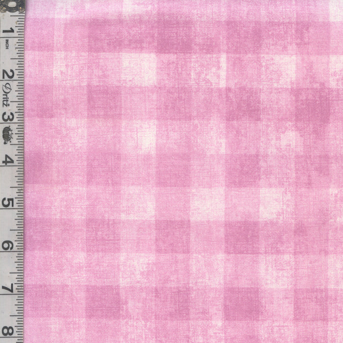 Dry Brush Checks - Pale Pink