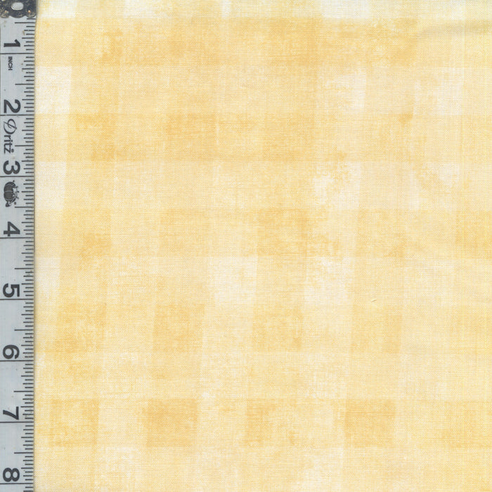 Dry Brush Checks - Soft Yellow