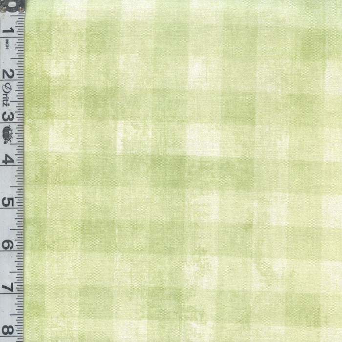Dry Brush Checks - Pale Lime
