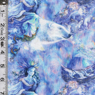 Polar Journey Digital Print - Polar Flight Scenic