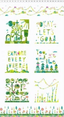 You, Me and the Trees Panel - White