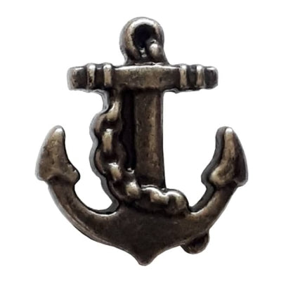 Metal Novelty Button - 18mm Anchor