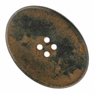 Fashion Button 23mm - Black/Brown
