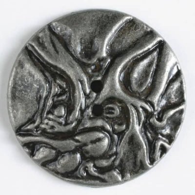 Metal Novelty Button - 28mm Branch