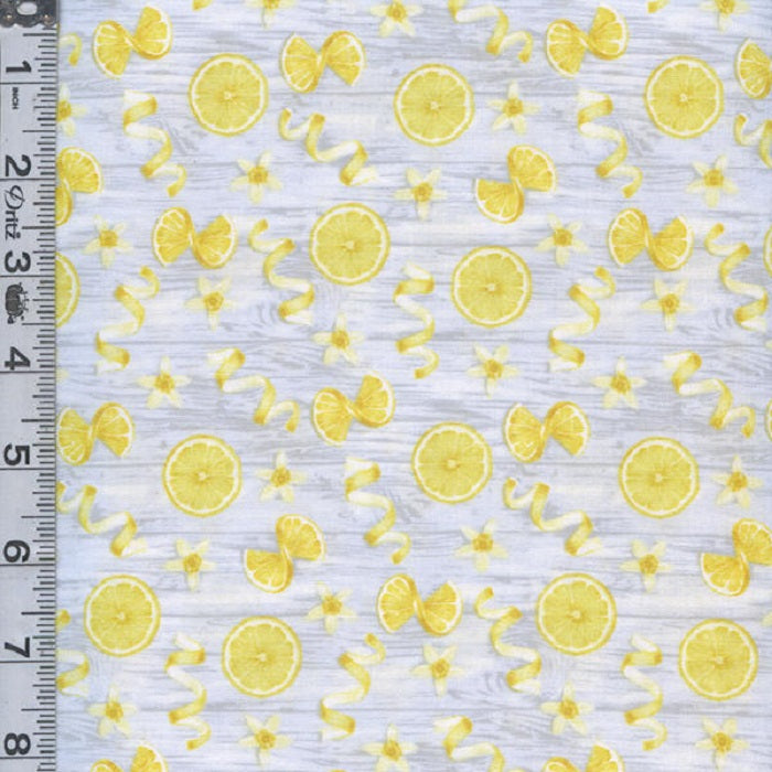Fresh Picked Lemons - Wood Lemons Grey
