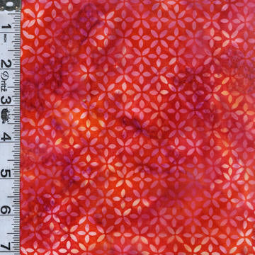 Bali Batiks - Ditsy Floral Flame