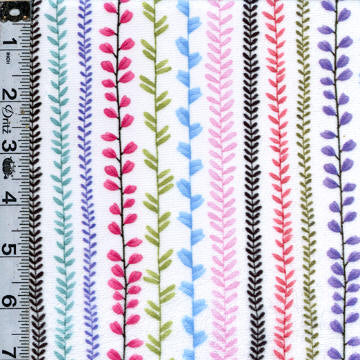 Minky - Le Jardins Vine Stripe Multi
