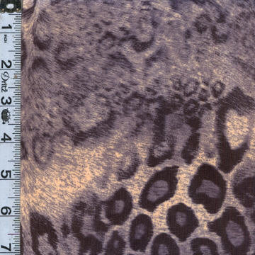 African Cat Minky - Leopard Print Tan