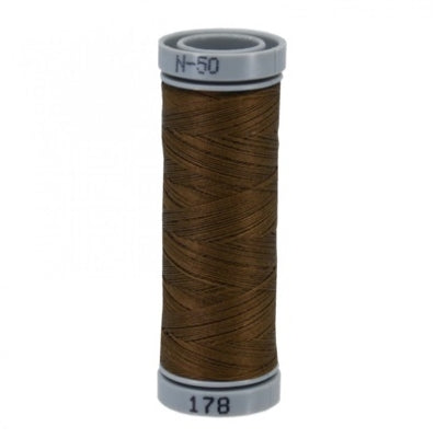 Presencia 50 wt. 3 Ply Cotton Sewing Thread - Light Cocoa Brown