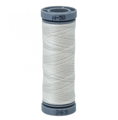Presencia 50 wt. 3 Ply Cotton Sewing Thread - Silvery White