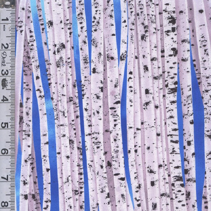 Floral Forest Digital Print - Birch Trees