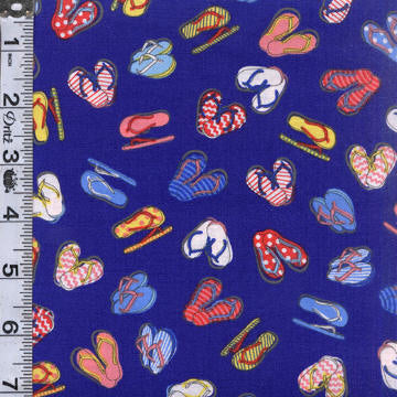 Bathing Beauties - Flip Flops Royal