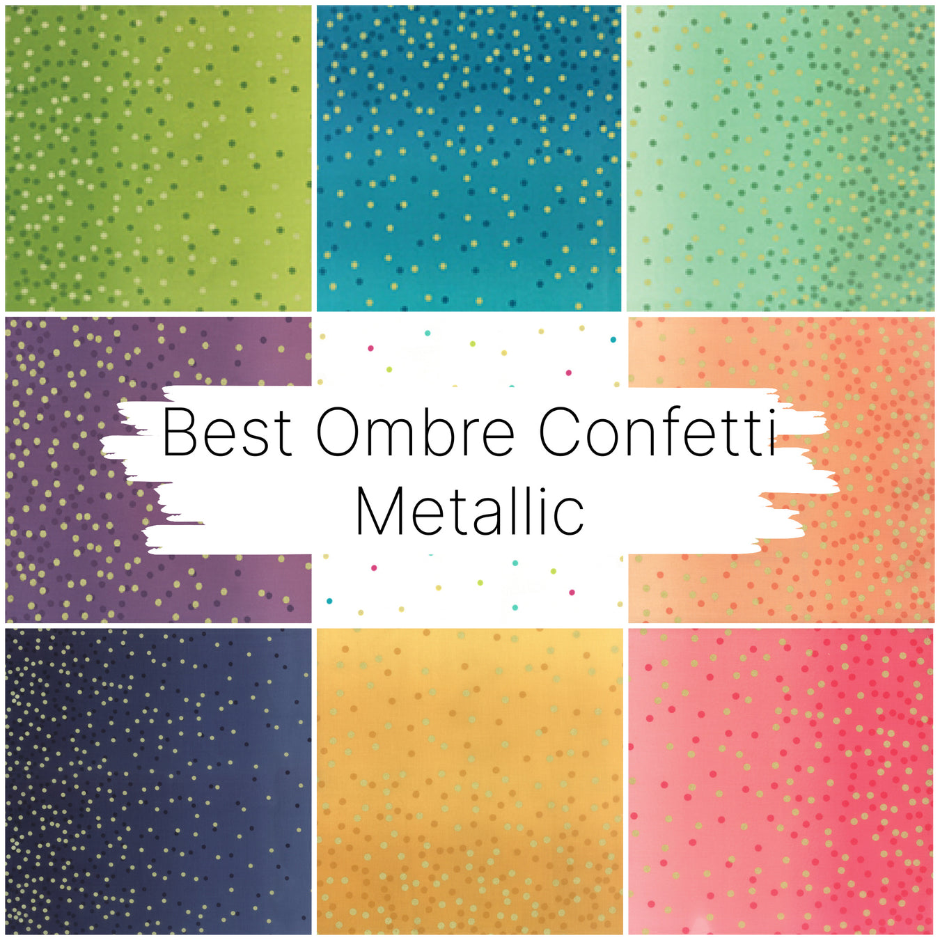 Best Ombre Confetti Metallic
