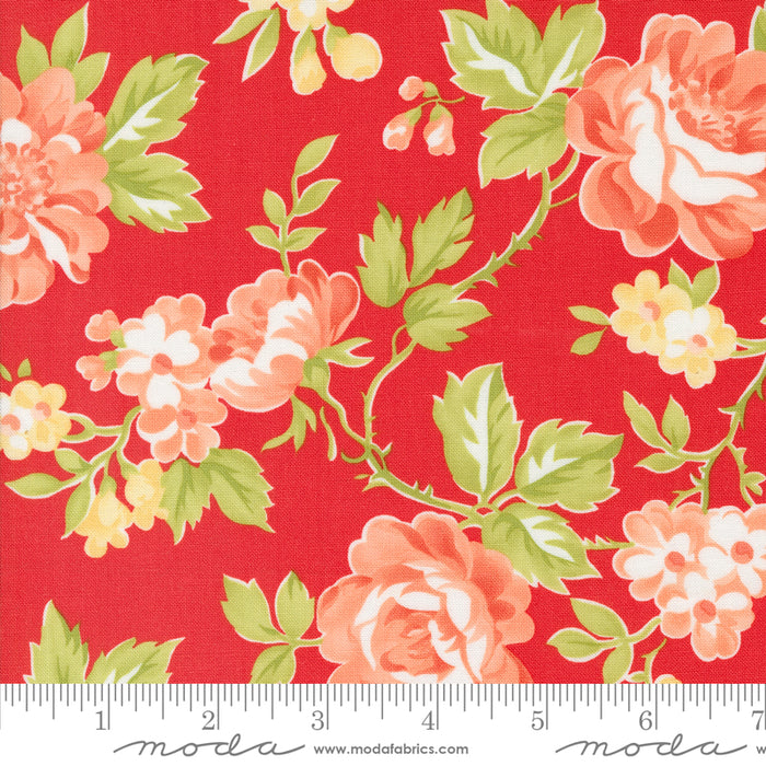 Jelly & Jam 108" Wide - Floral Strawberry