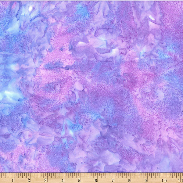 Amethyst Hoffman Challenge Batiks - Watercolor Blender Dot Wisteria