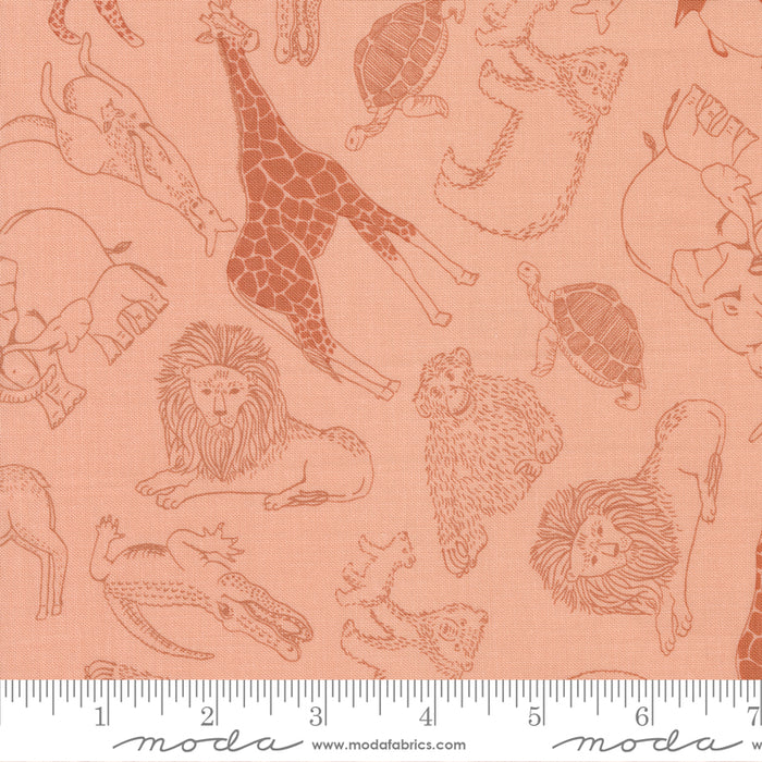 Noah's Ark - Animals Peach