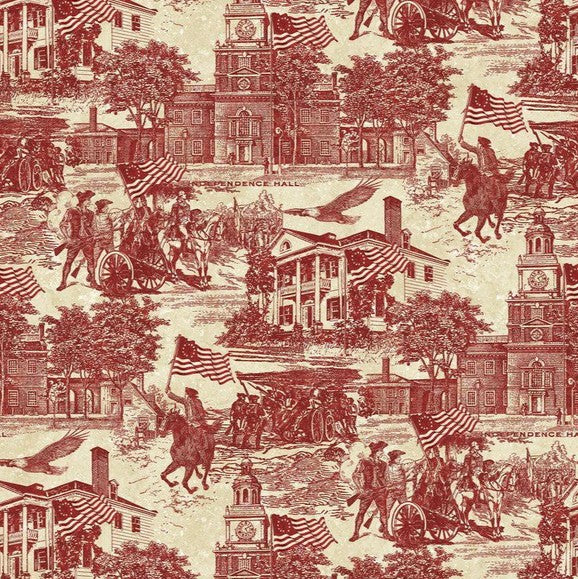 America 250 Stonehenge - Toile Red/Beige