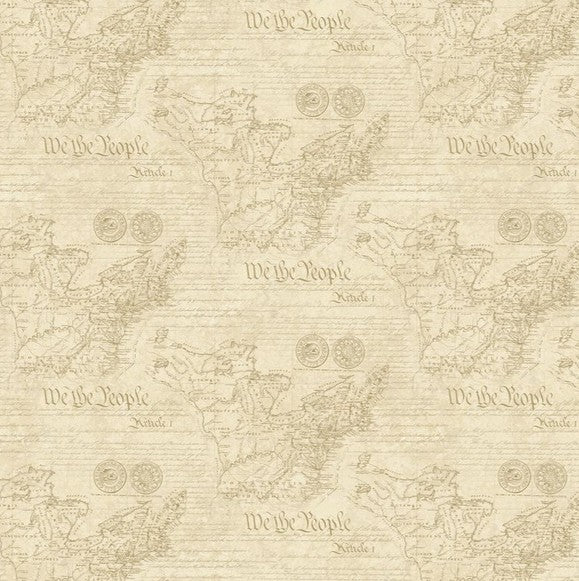 America 250 Stonehenge - Map Beige