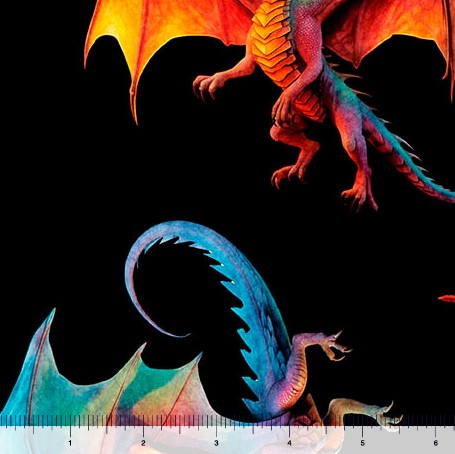 Dragon's Song - Tossed Black