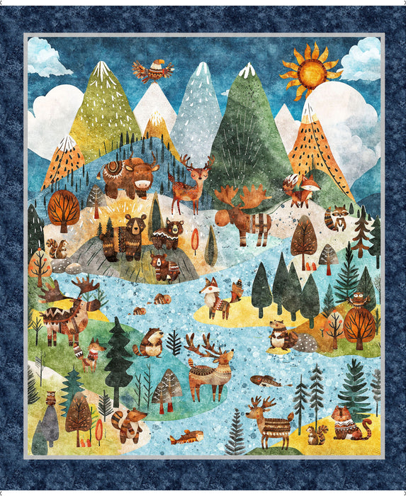 Bearsville Panel - Scenic Navy