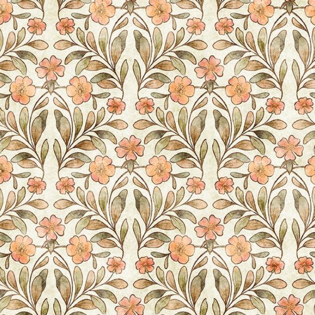 Hedgehugs - Floral & Leaf Light Gray