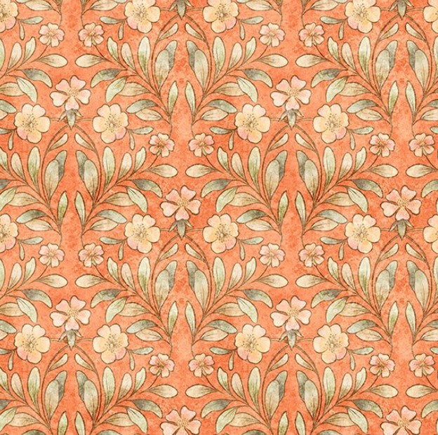 Hedgehugs - Floral & Leaf Light Orange
