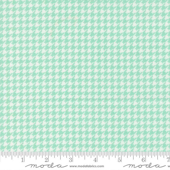 Delightfully Yours - Houndstooth Aqua