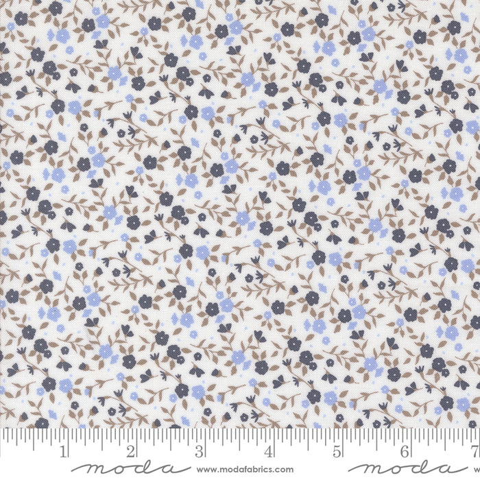 Sun Drenched - Tiny Floral Cloud Indigo
