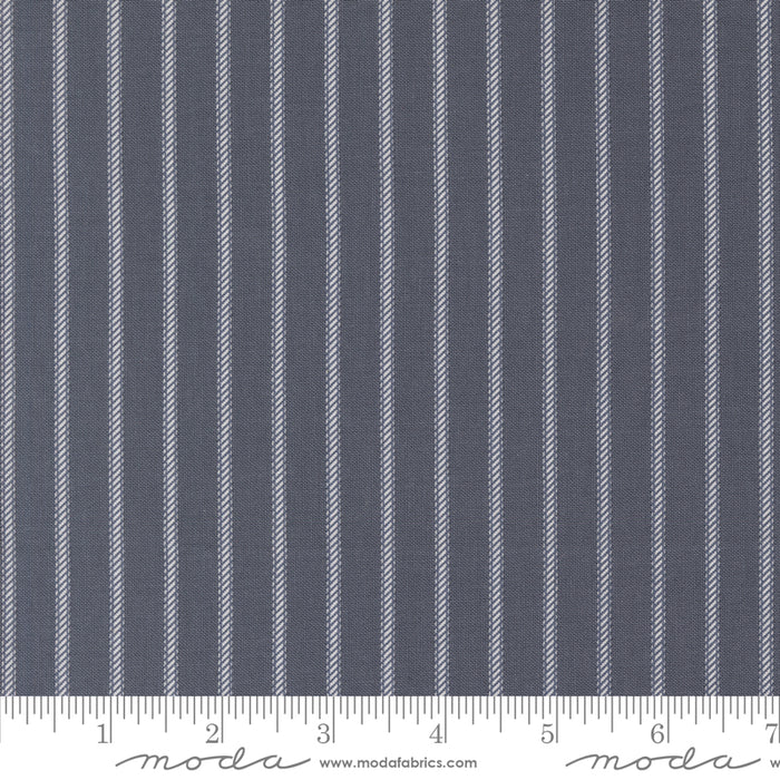Sun Drenched - Ticking Stripe Indigo