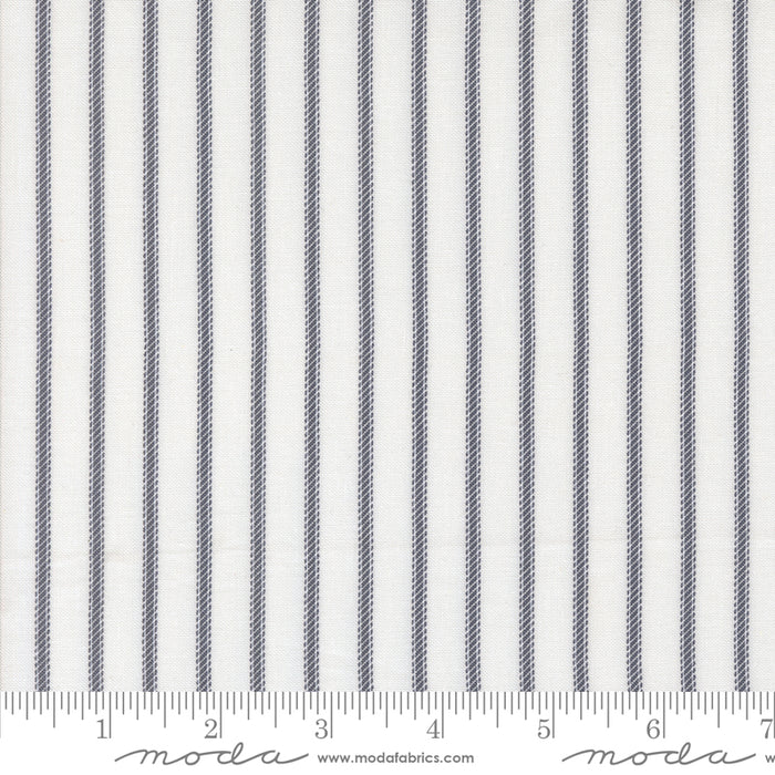 Sun Drenched - Ticking Stripe Cloud Indigo