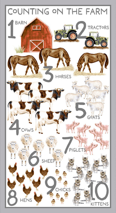 Little Seedlings Farm - Panel Farm Animal Counting