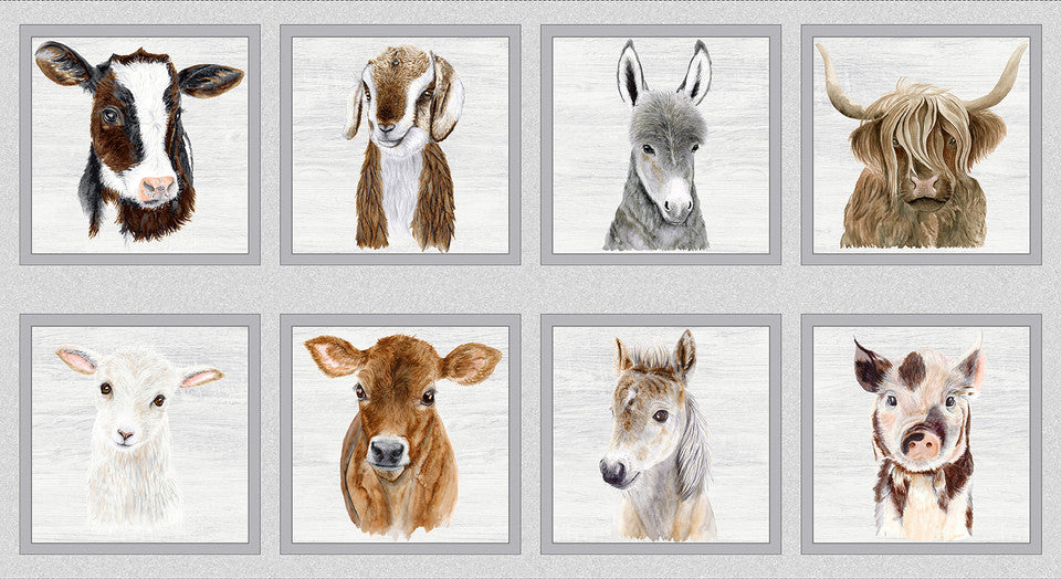Little Seedlings Farm - Panel Farm Animal Blocks