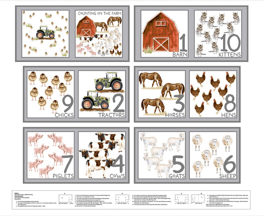 Little Seedlings Farm - Soft Book Panel