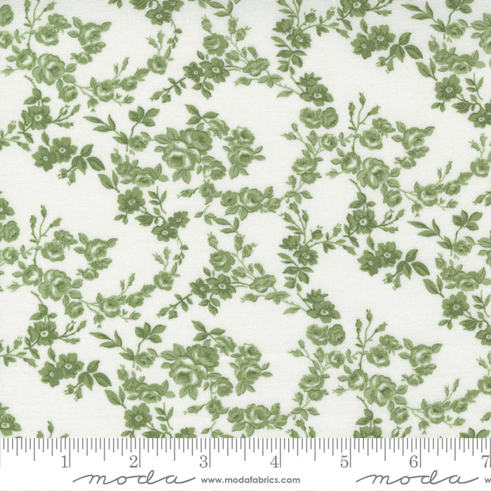 Nantucket Summer - Surfside Floral White Grass