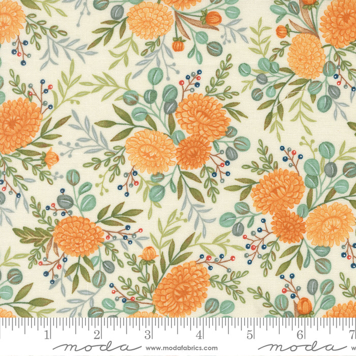 I Love Fall Most Of All - Fall Floral Warm White