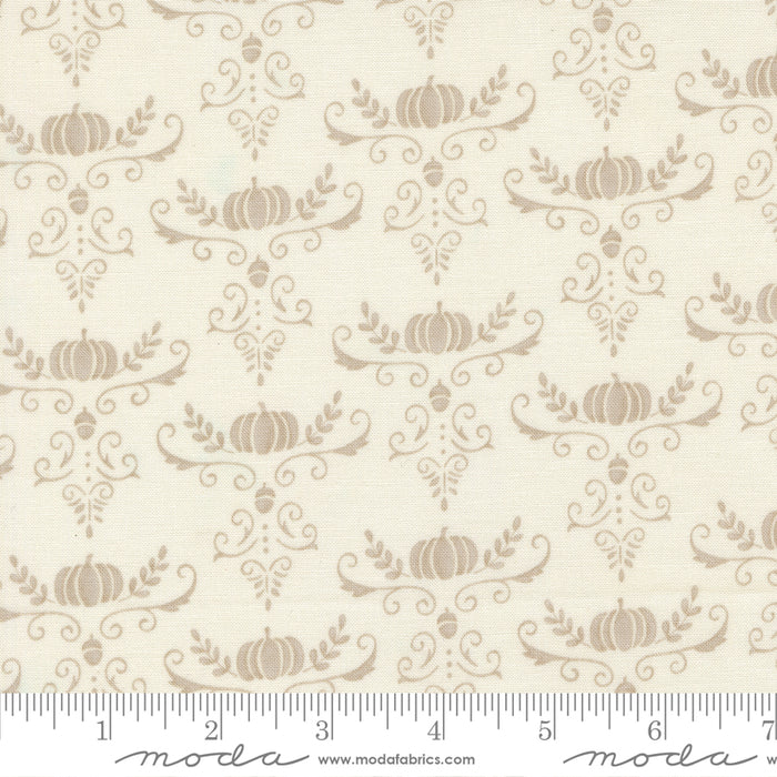I Love Fall Most Of All - Pumpkins & Vines Damask Warm White