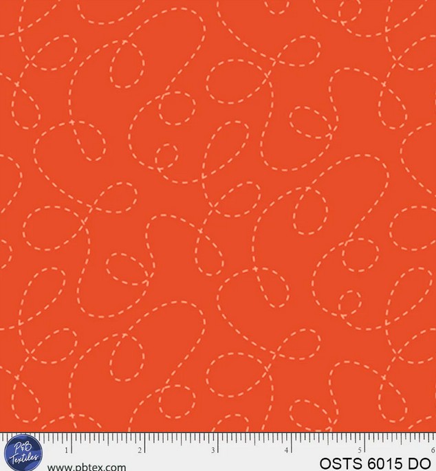 One Stitch Two Stitch - Dark Orange