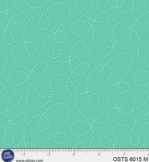 One Stitch Two Stitch - Aqua